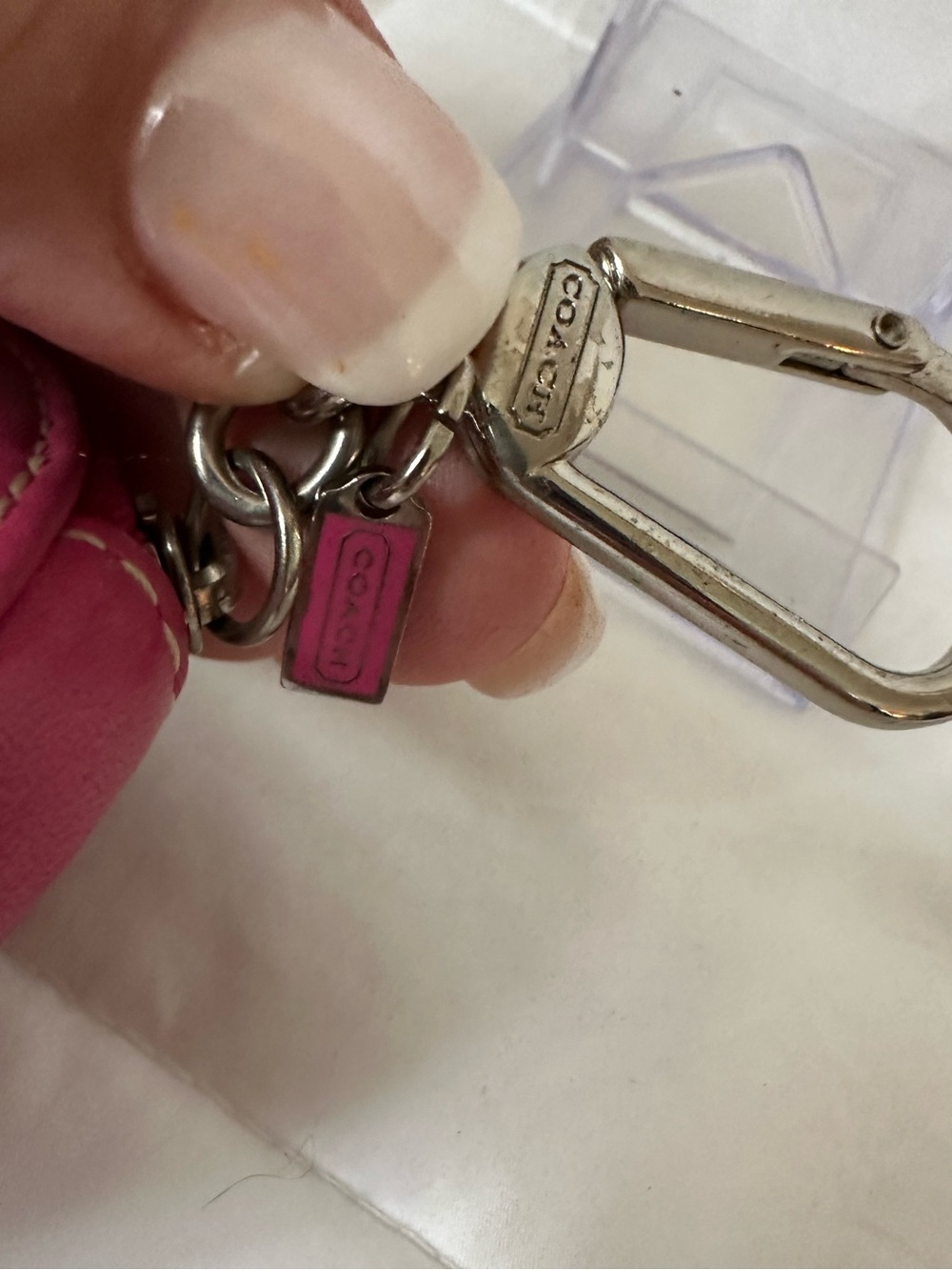 Coach Peace Pouch Keyfob - Picture 7 of 10